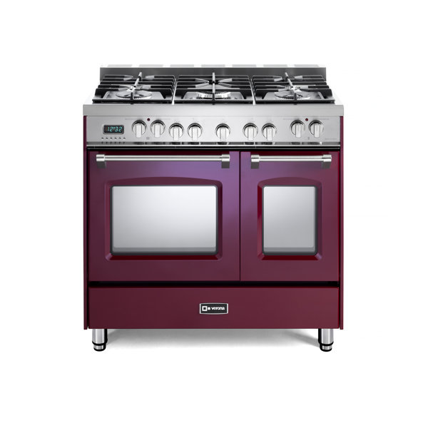 Verona Prestige 36" 4.9 cu. ft. Freestanding Dual Fuel Range & Reviews